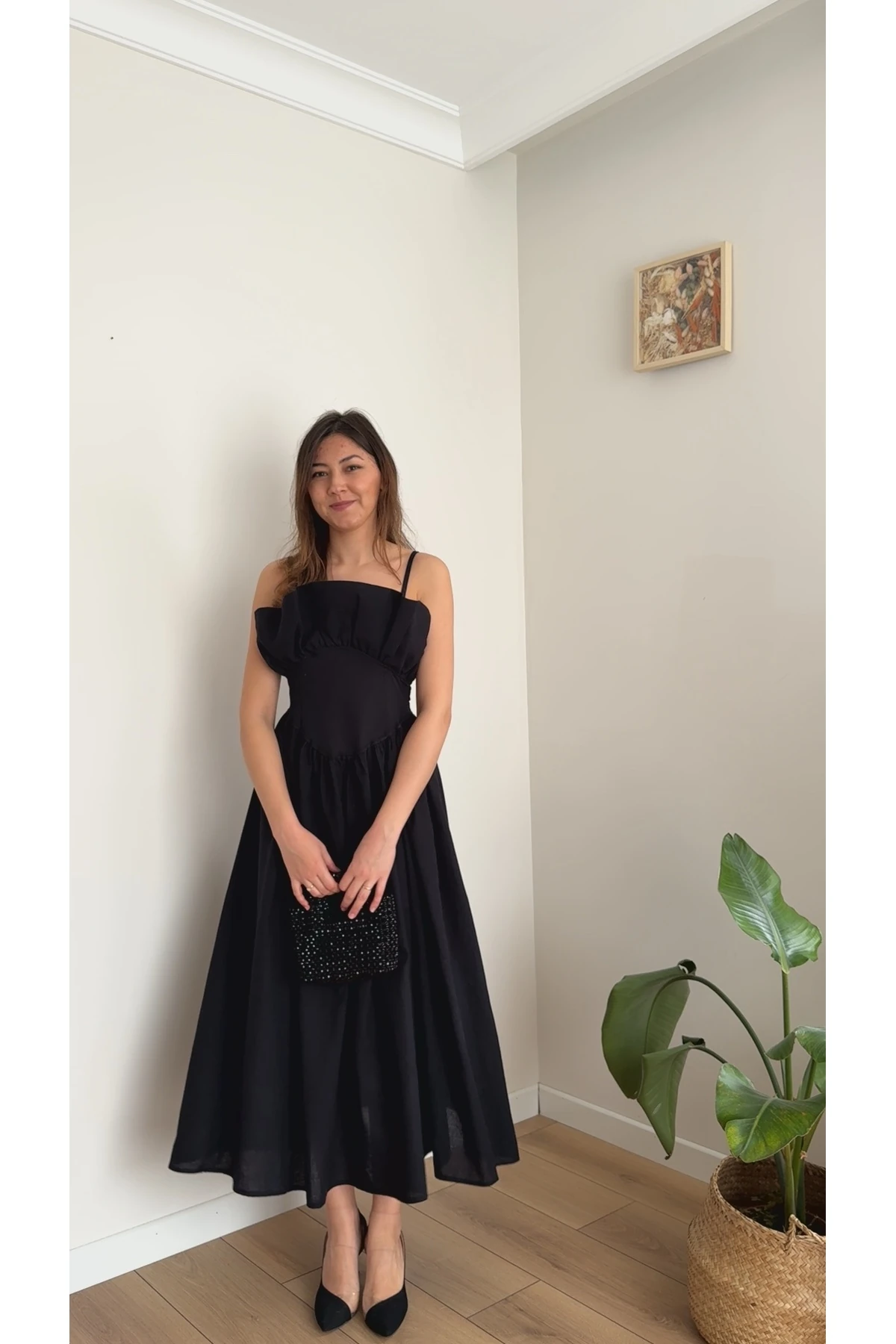 Prenses Keten Elbise