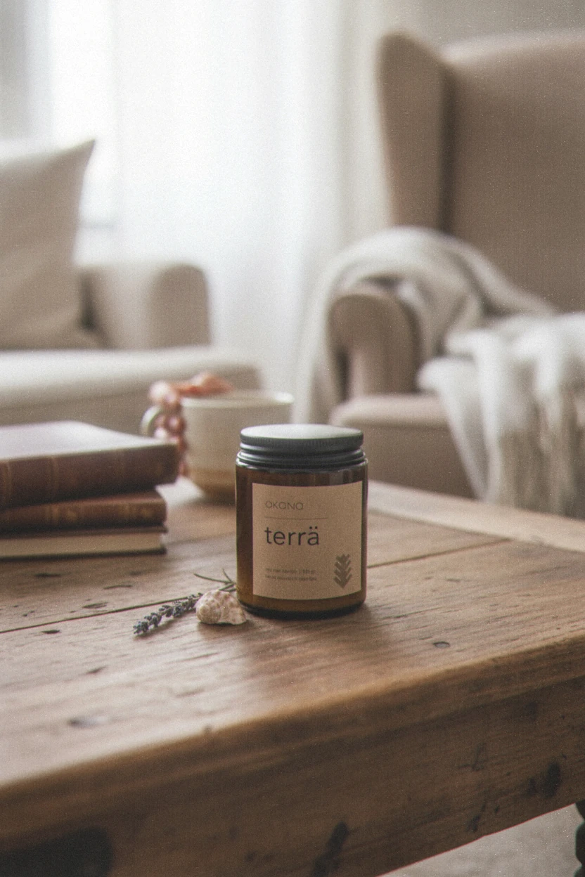 Terrä • 130 gr. Ritüel Mumu • Denge & Köklenme