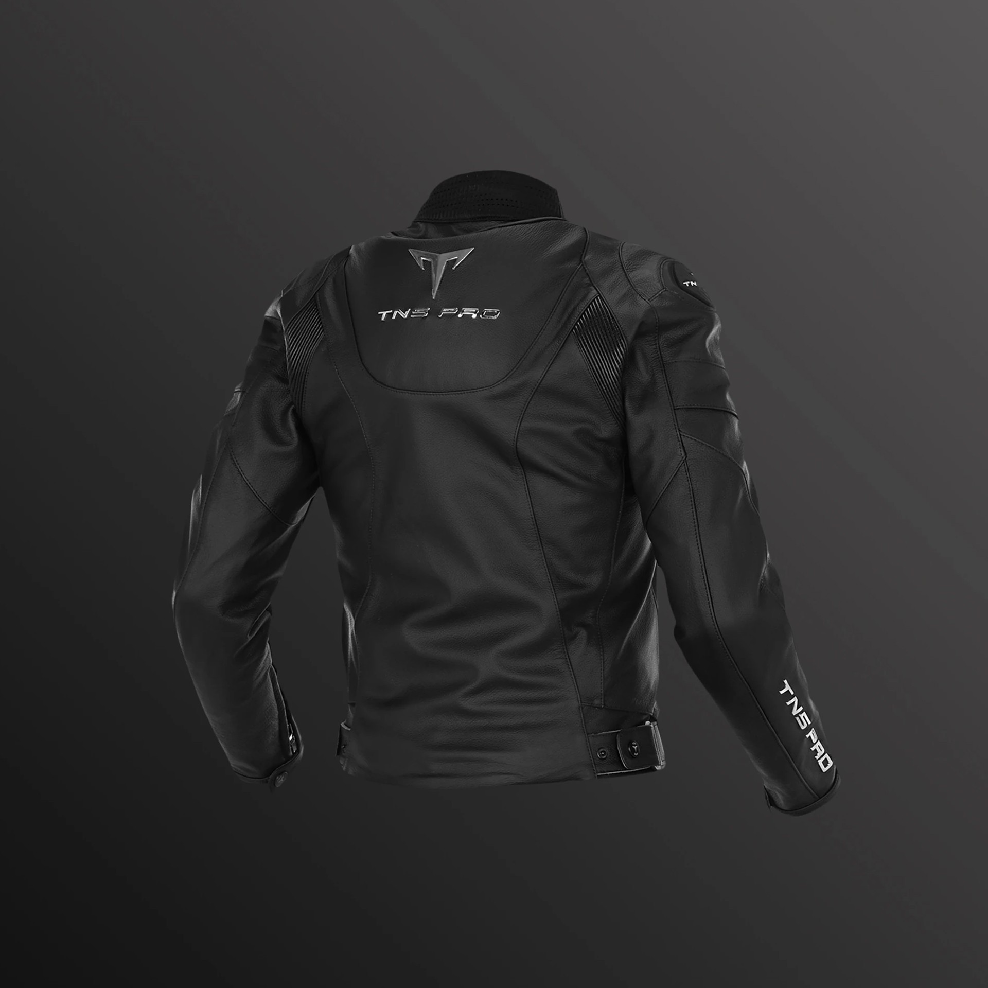 TNS PRO Super Collection Black Deri Motorcu Montu