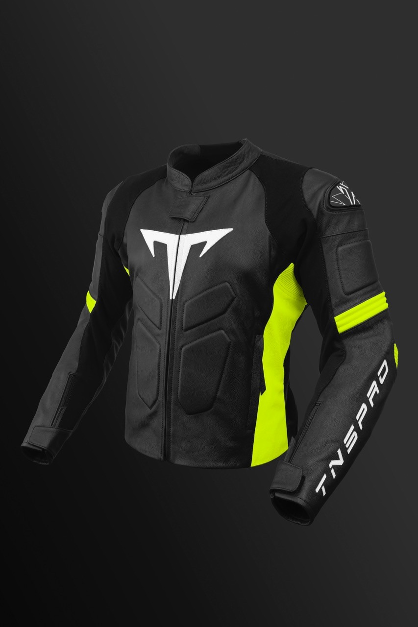 TNS PRO Nova Specter Deri Motorcu Montu - Yeşil