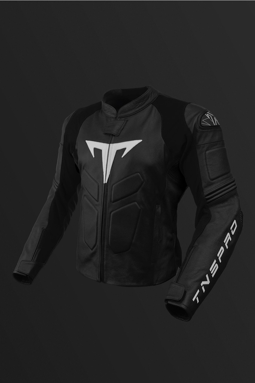 TNS PRO Nova Specter Deri Motorcu Montu - Siyah