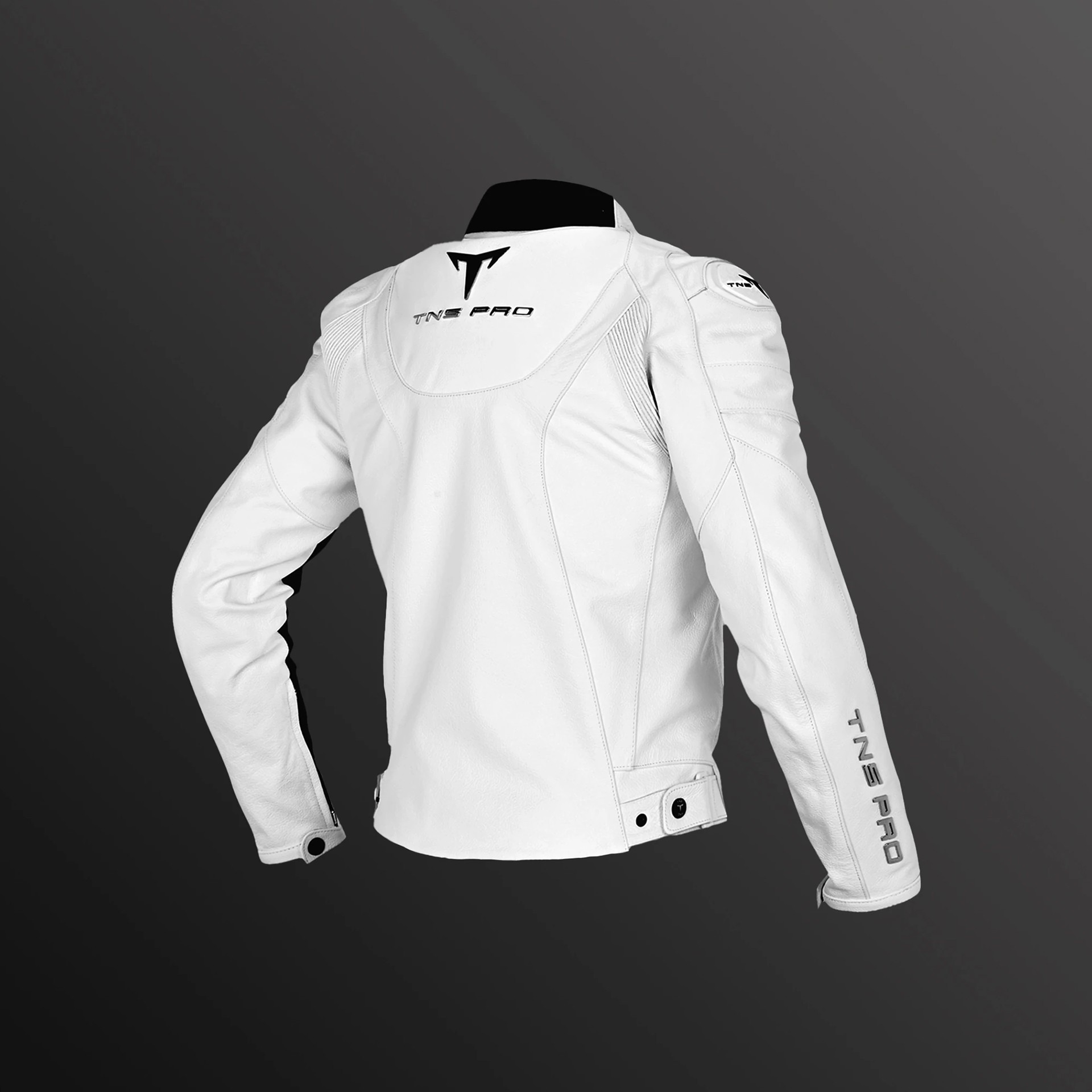 TNS PRO Super Collection White Deri Motorcu Montu