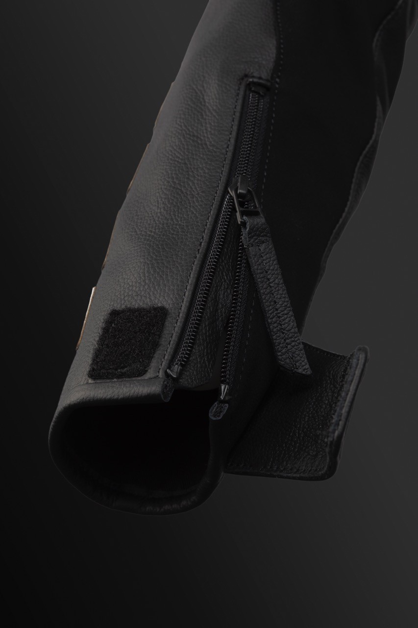 TNS PRO Nova Specter Deri Motorcu Montu - Kırmızı