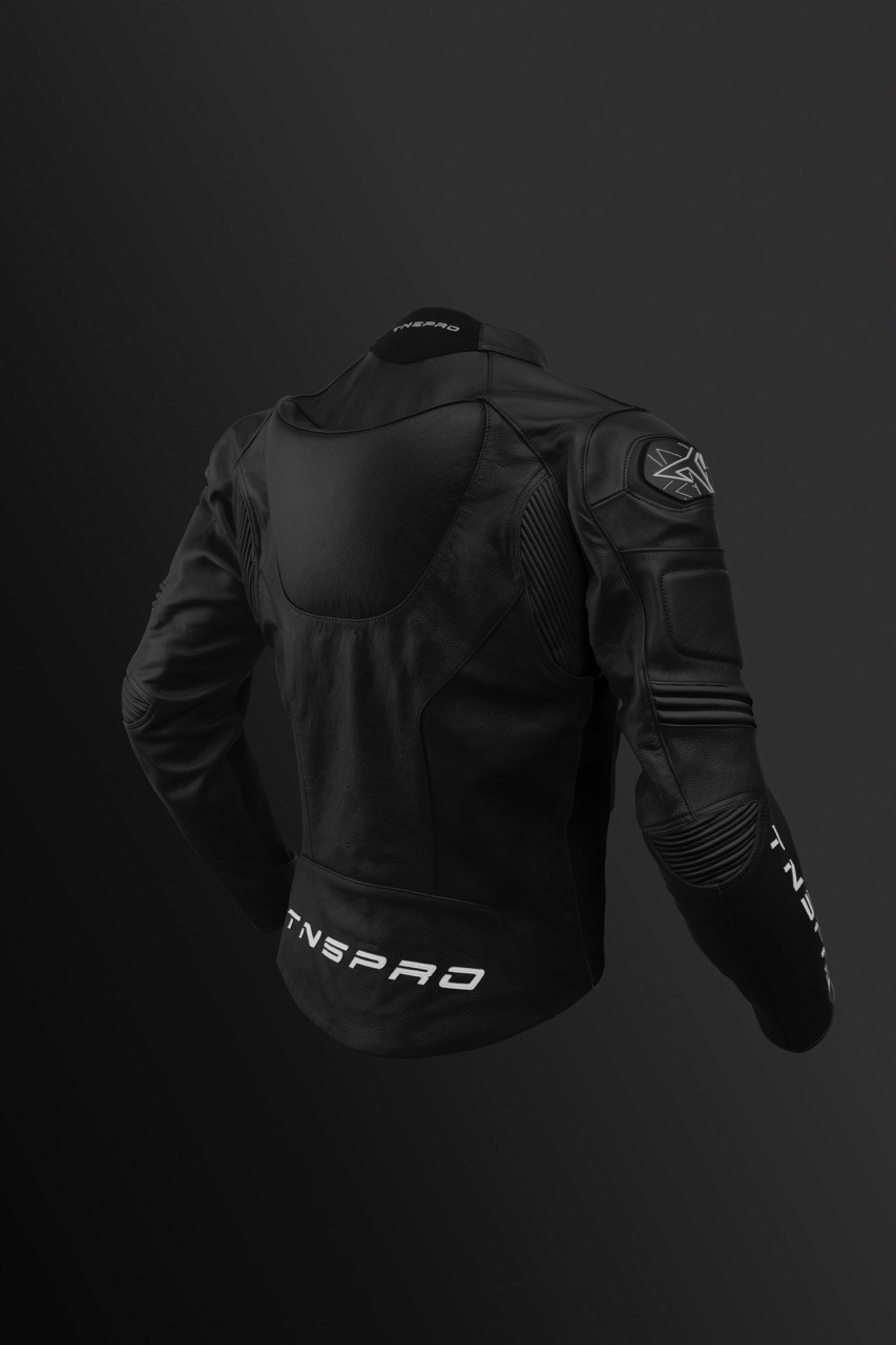 TNS PRO Nova Specter Deri Motorcu Montu - Siyah
