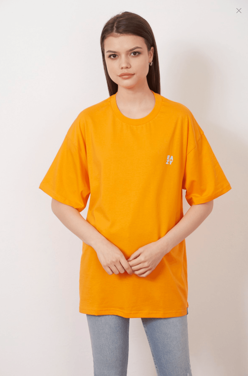EAZY Amsterdam Unisex Oversize Baskılı Kısa Kollu T-Shirt