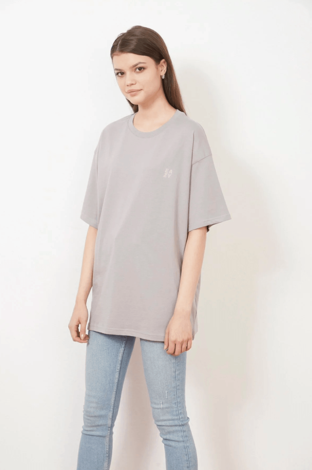 EAZY Outer Space Unisex Oversize Baskılı Kısa Kollu T-Shirt