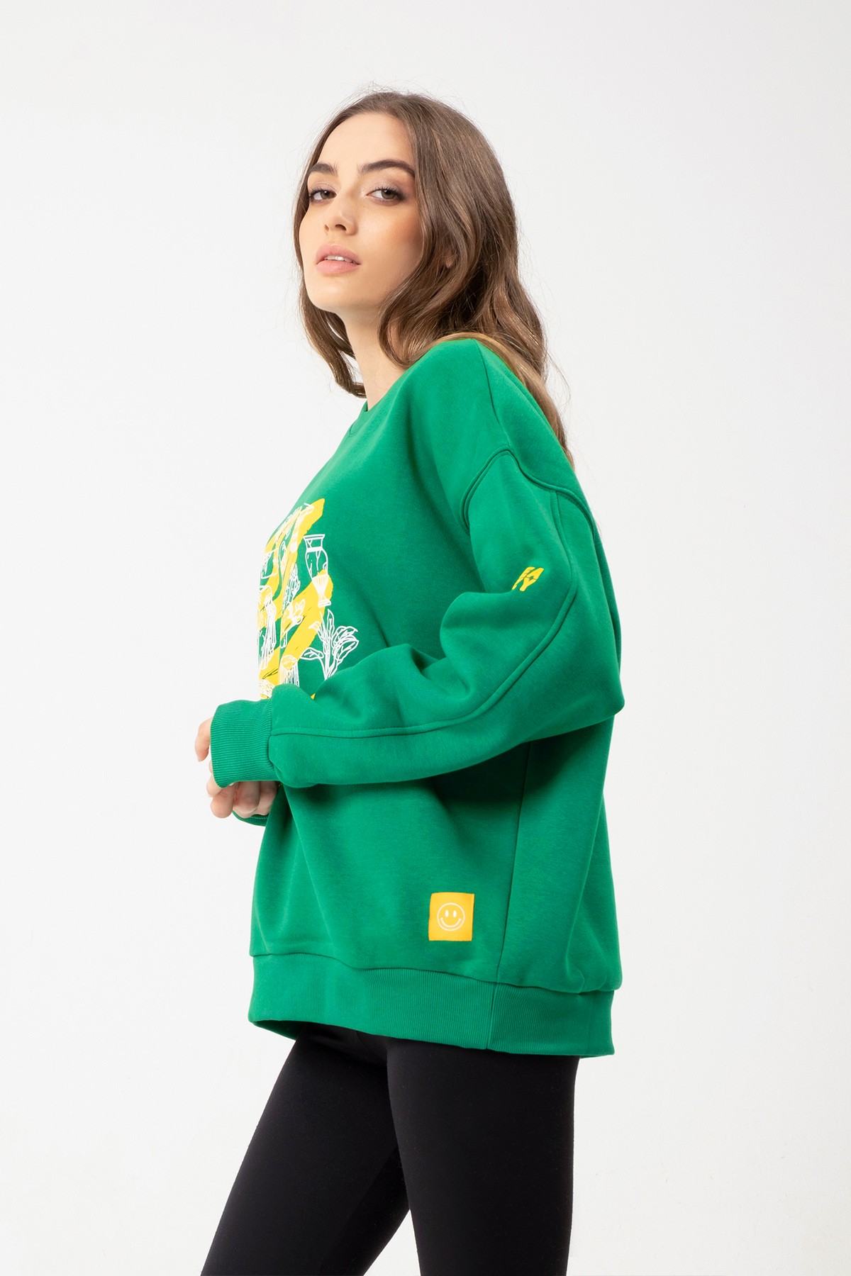 Ancient Modern Bisiklet Yaka İçi Polarlı Unisex Sweatshirt