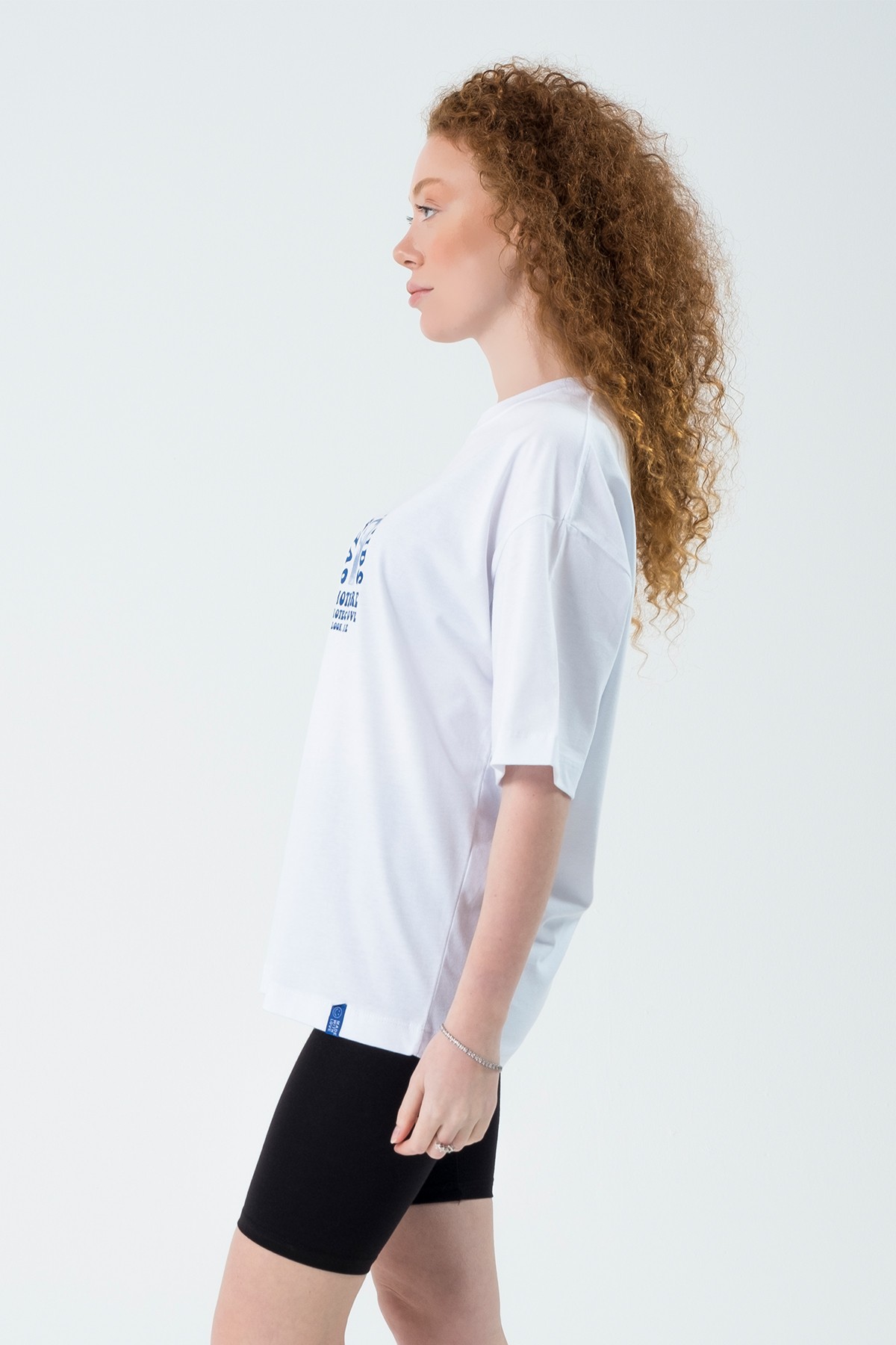EAZY Cloud Unisex Extra Oversize Baskılı Kısa Kollu T-Shirt