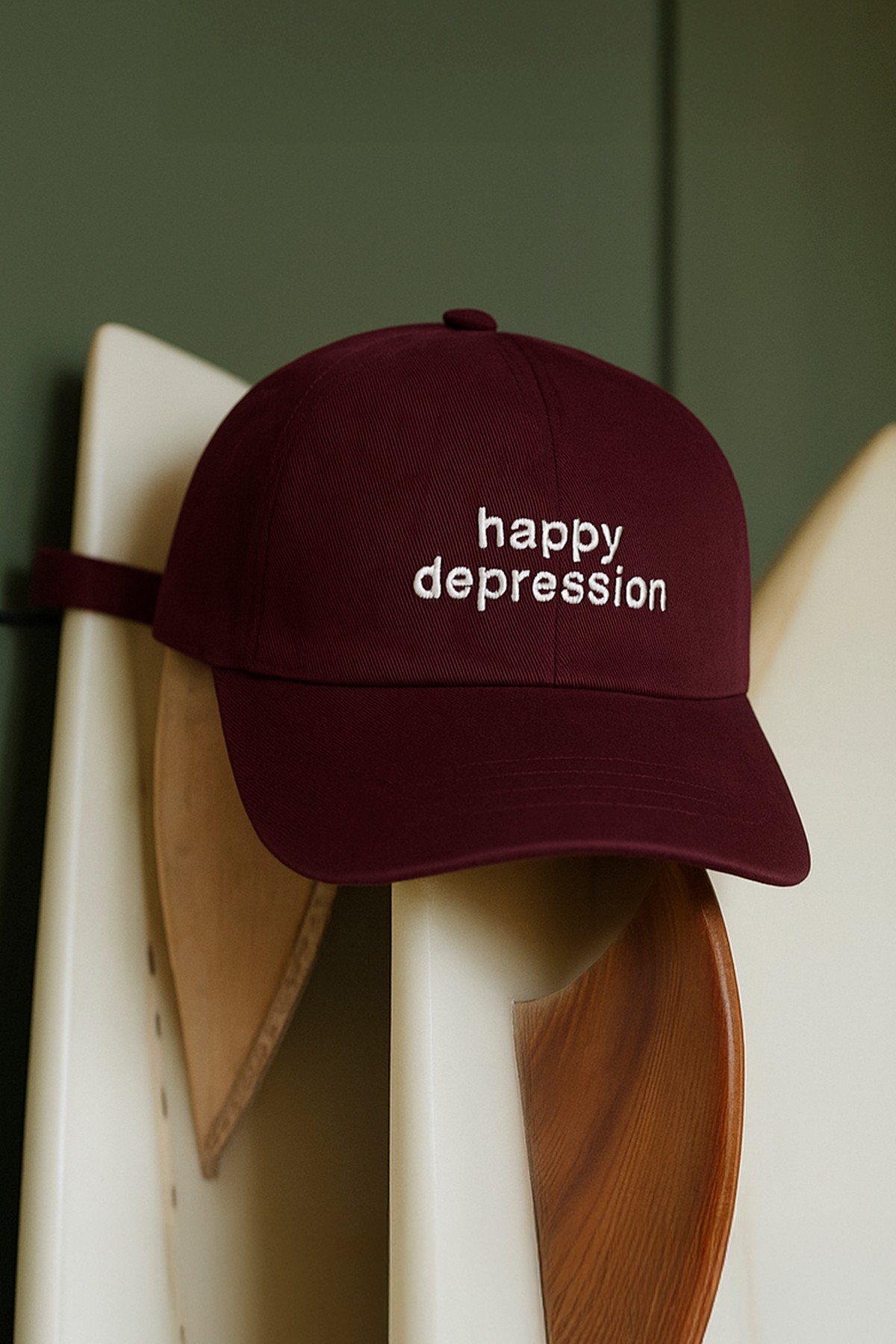 EAZY Unisex Baseball Cap Şapka - Bordo