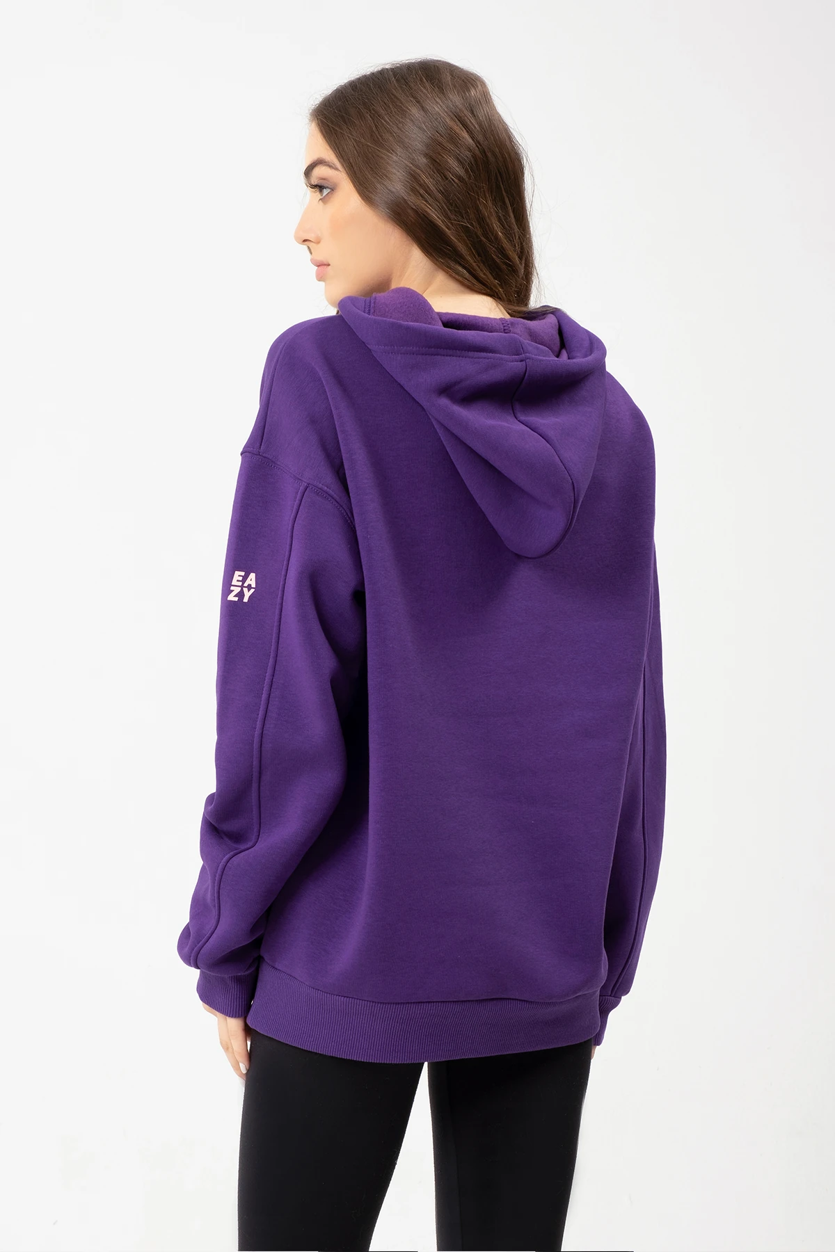 EAZY Available For Weekends Kapüşonlu İçi Polarlı Cepli Unisex Hoodie