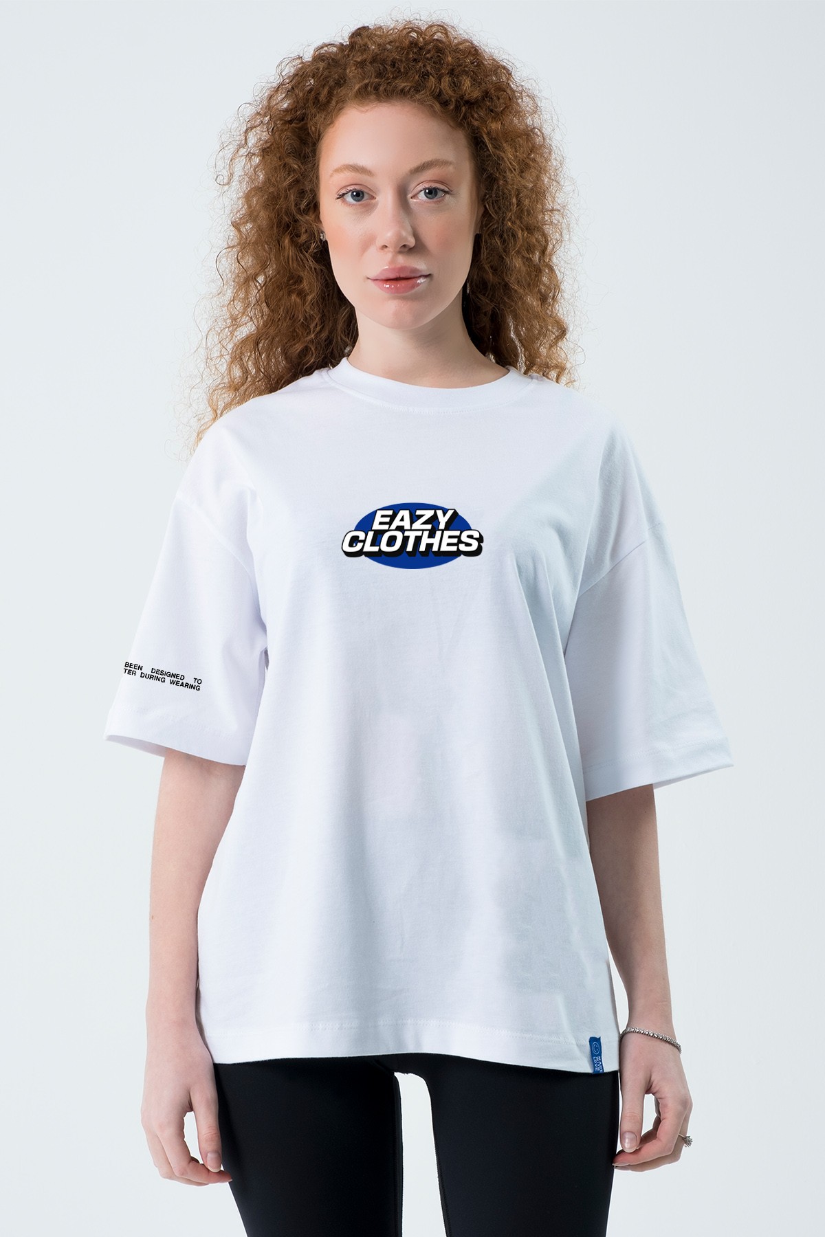 Feel Better Unisex Extra Oversize Kısa Kollu T-shirt - Beyaz