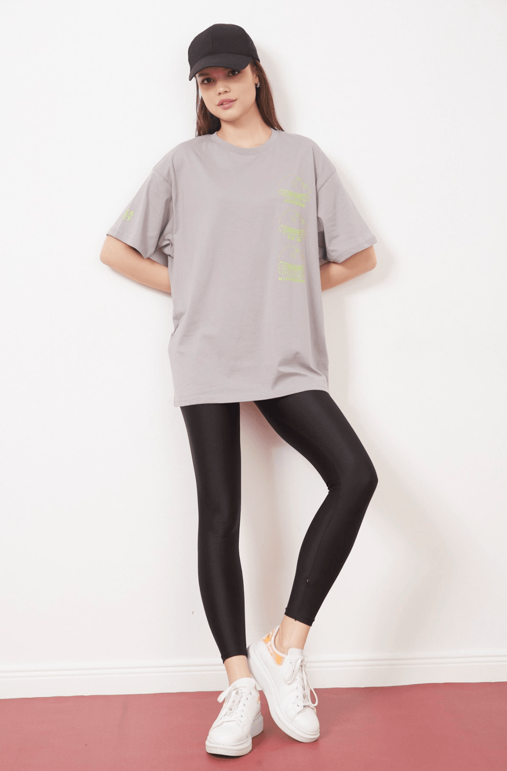 EAZY Choose Different Unisex Oversize Baskılı Kısa Kollu T-Shirt