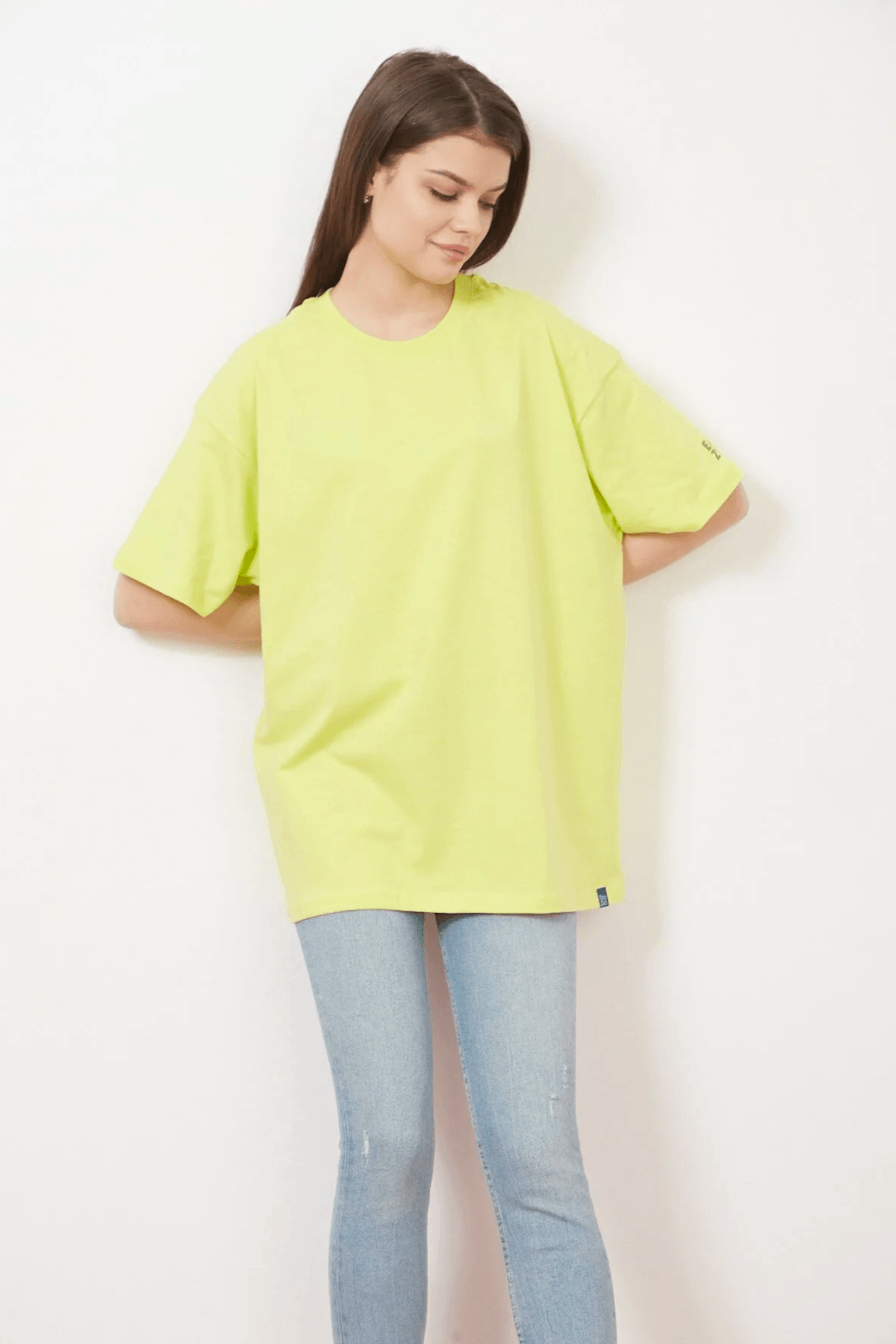 EAZY Unisex Oversize Baskılı Kısa Kollu Basic T-Shirt