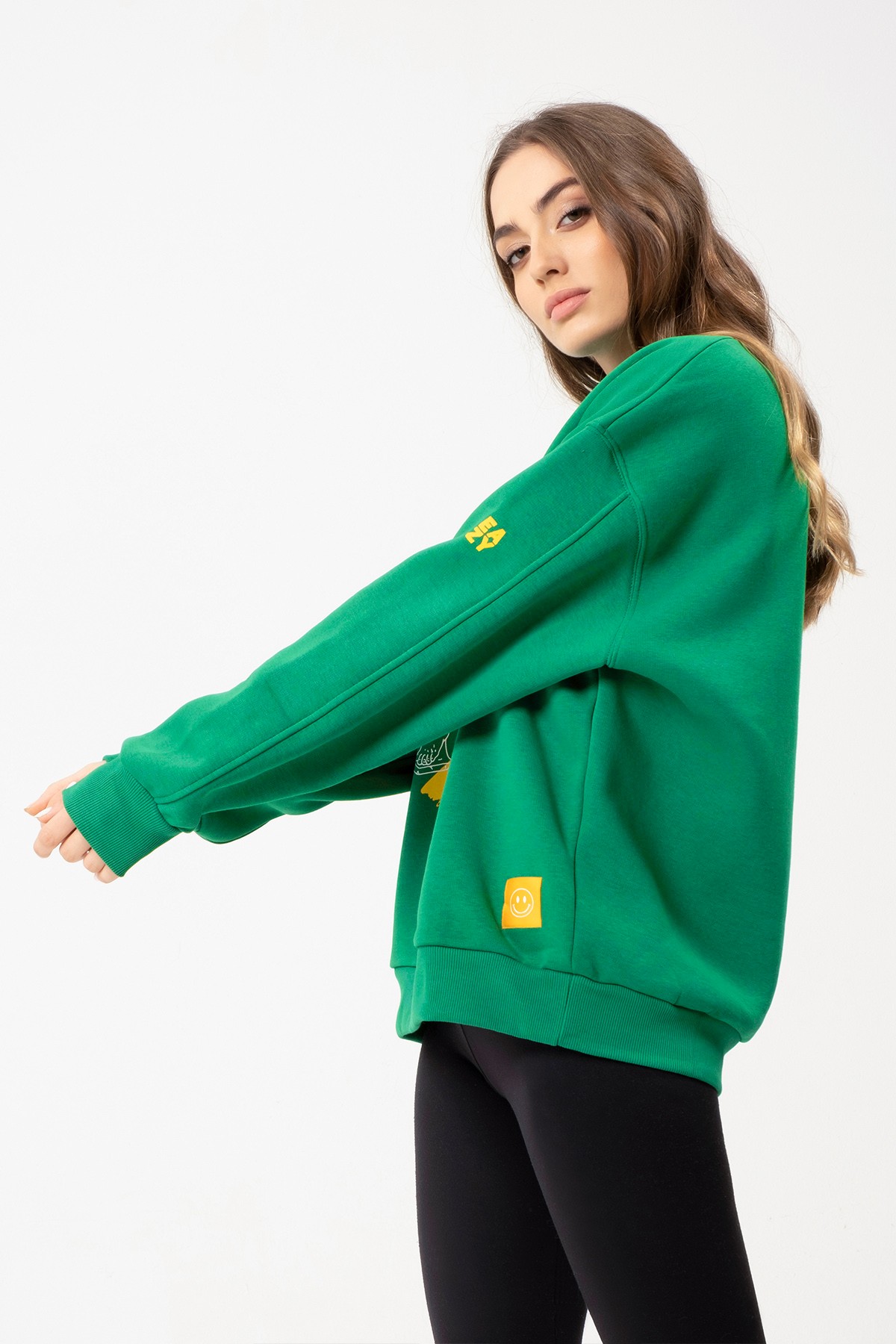 Ancient Modern Bisiklet Yaka İçi Polarlı Unisex Sweatshirt