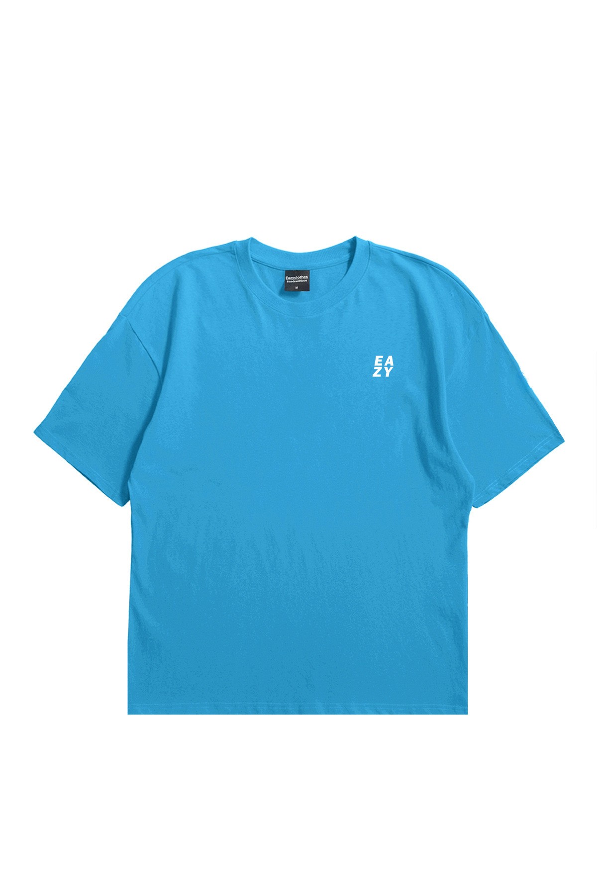 EAZY Social Distance Unisex Oversize Baskılı Kısa Kollu T-Shirt