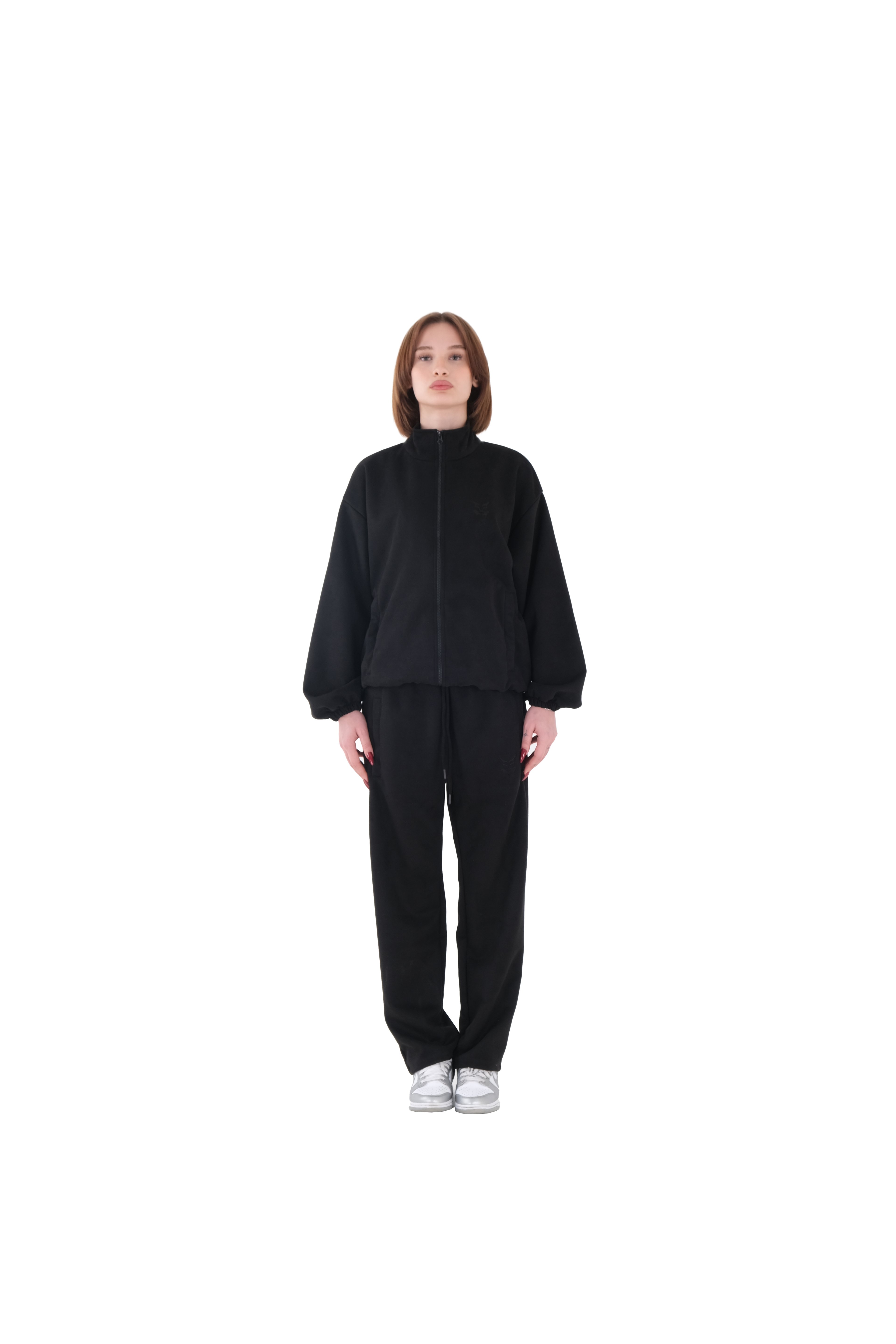 Siyah Süet Tracksuit