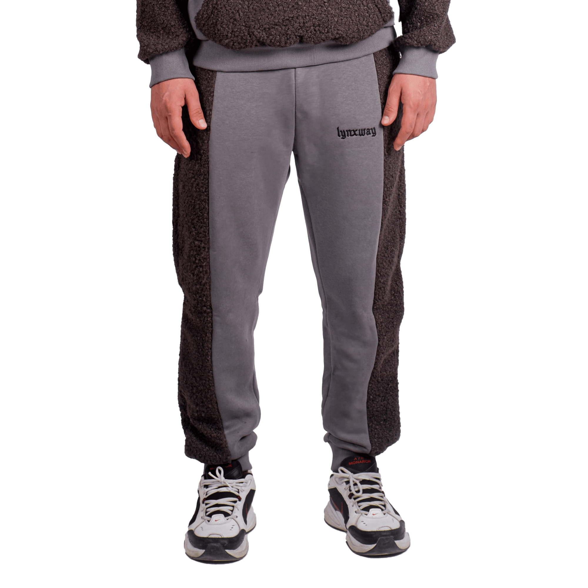 Antrasit Gri Sherpa Sweatpant