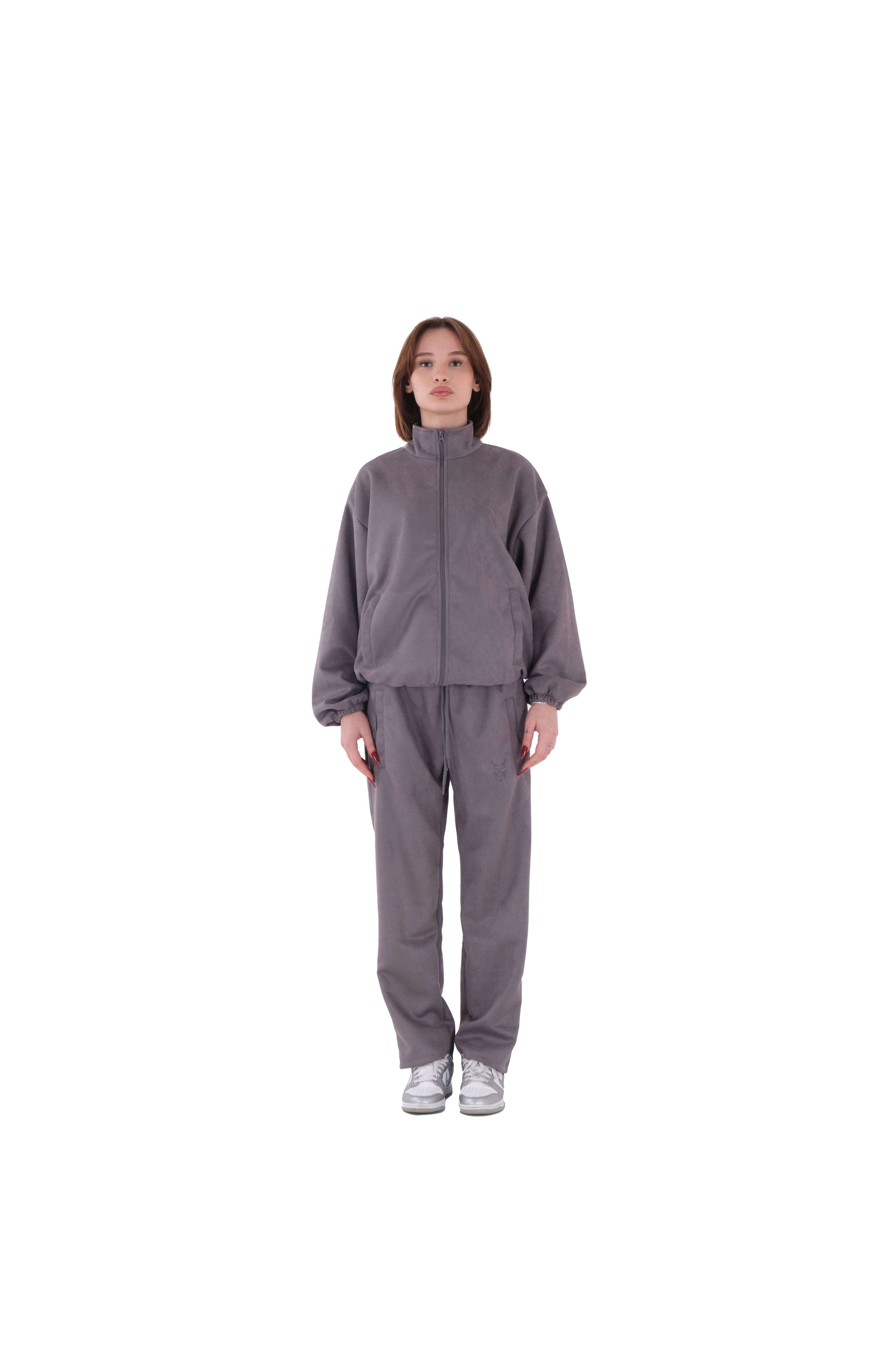 Antrasit Süet Tracksuit