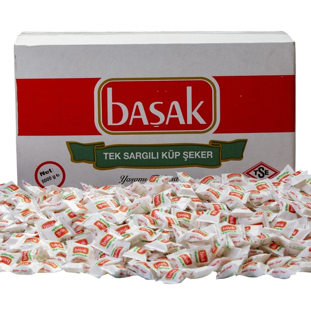 Başak Tek Sargılı Küp Şeker 5 Kg