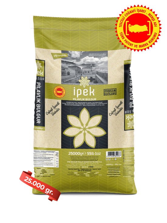 İpek Pilavlık Bulgur 25 kg