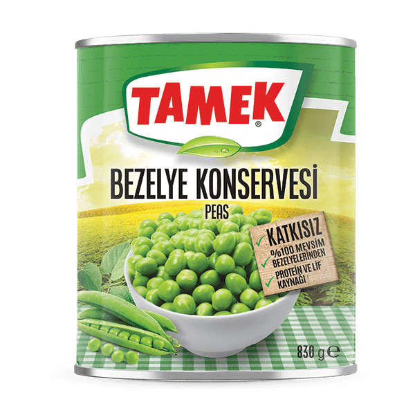 Tamek Bezelye 830gr