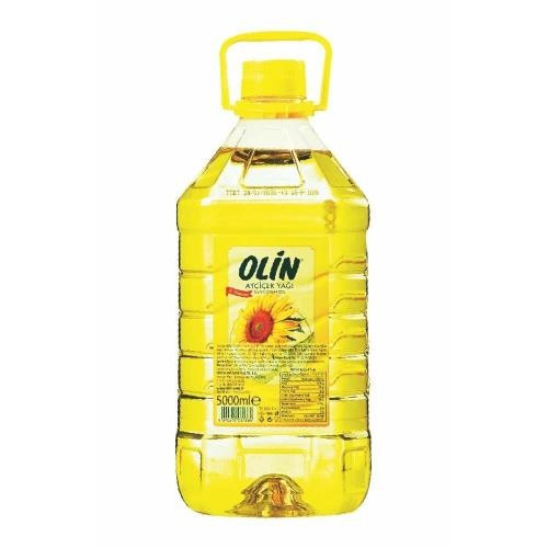 Olin Ayçiçek Yağ 5 Lt Köşeli Pet