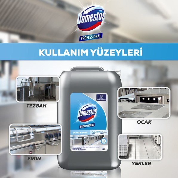  Domestos Professional Çamaşır Suyu 10 Lt