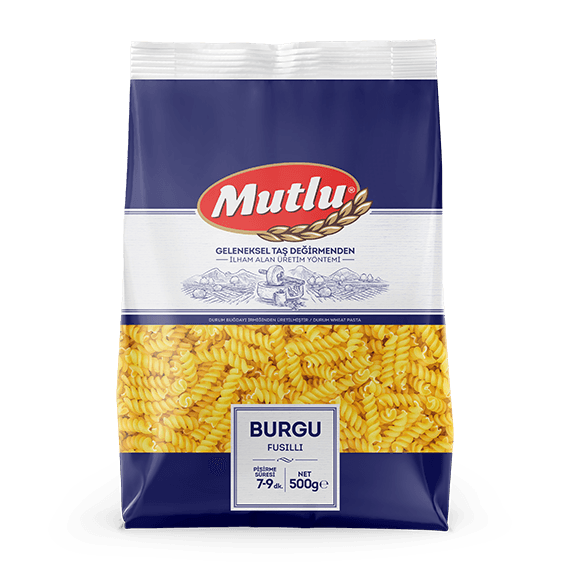 Mutlu Makarna Burgu 500 Gr - 20 Adet Koli