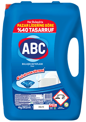 ABC Bulaşık Deterjanı Power 4 L