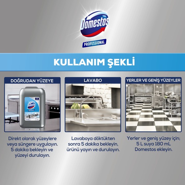  Domestos Professional Çamaşır Suyu 10 Lt