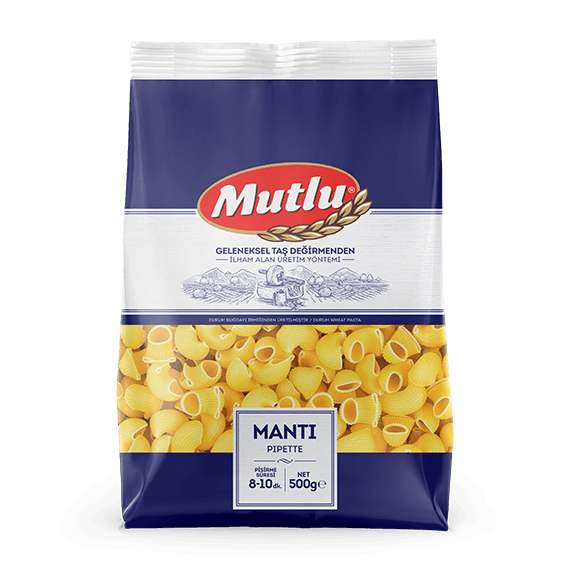 Mutlu Makarna Mantı 500 Gr - 20 Adet Koli