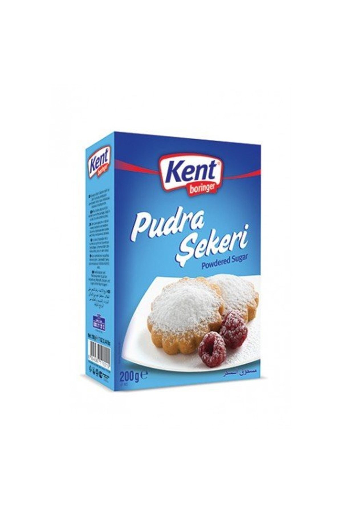 Kent Boringer Pudra Şekeri 200 gr - 12 Adet Koli