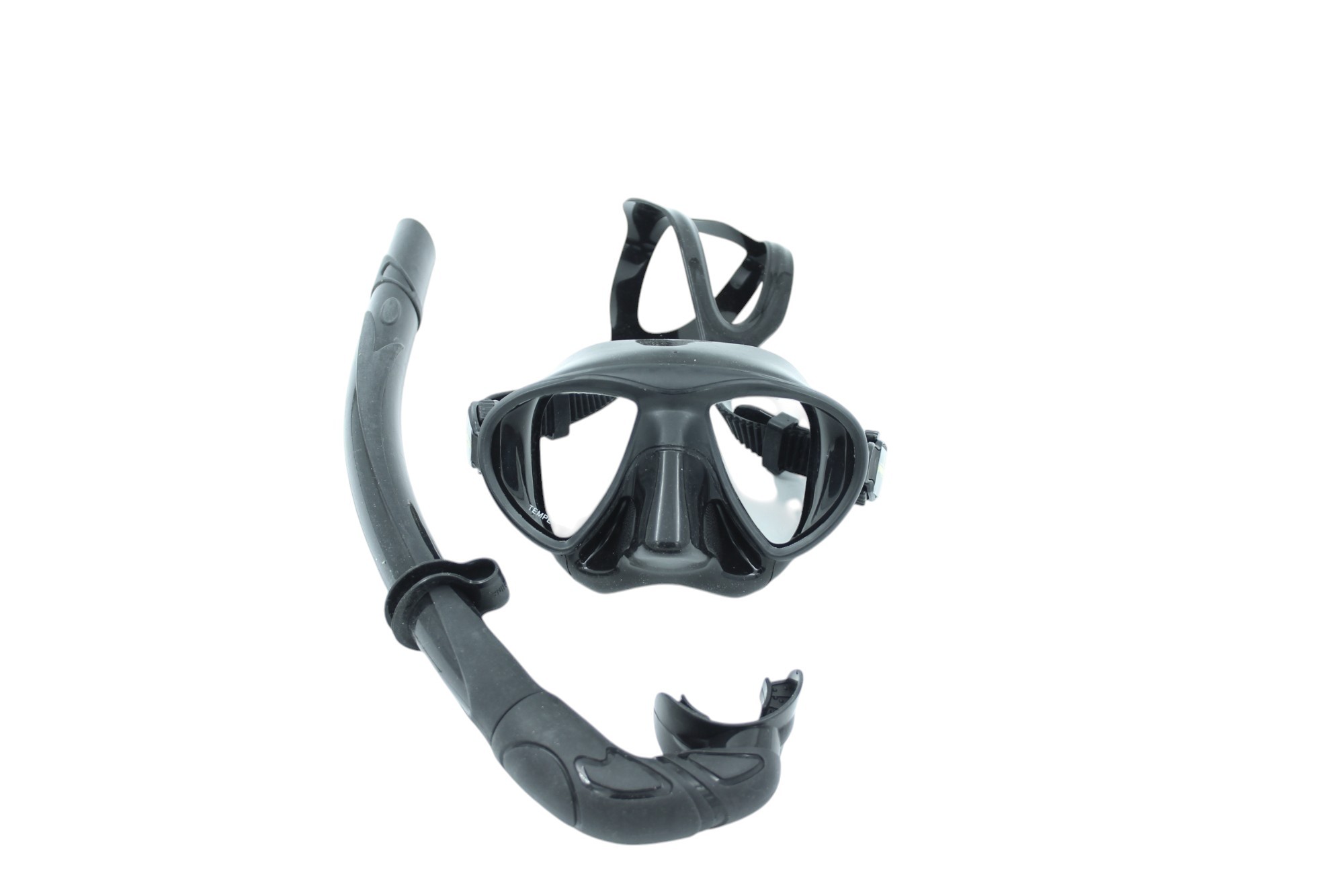 Zoom Maske Şnorkel Set Siyah