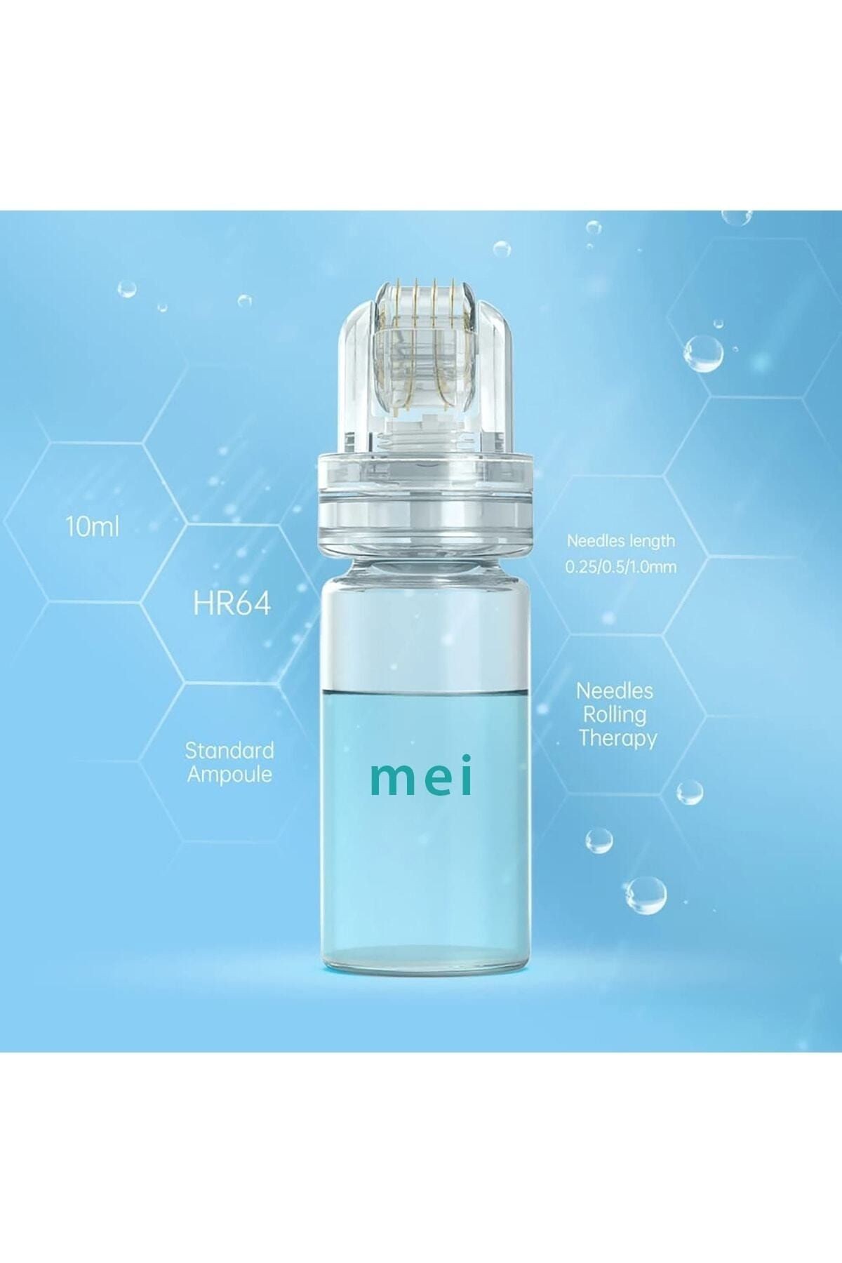 Hydra Roller 64 Altın Iğneli 0,50 Mm Profesyonel Serum Ampul Uygulayıcı Aplikatör Dermaroller