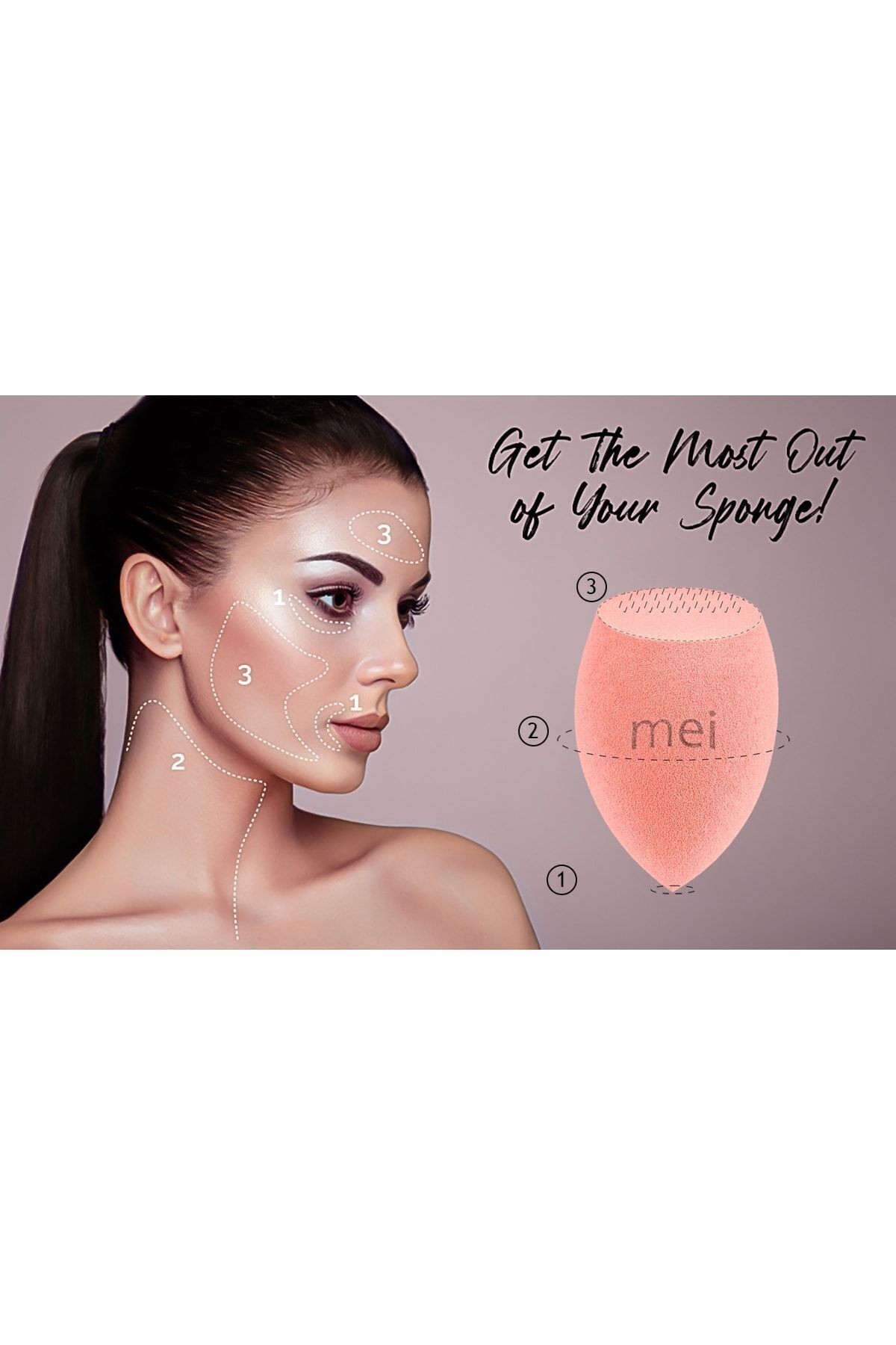 Makyaj Süngeri Fondöten Emmeyen Sponge Coffee Cup Hijyenik Flamingo Pembe 1 Pro 1 Mini