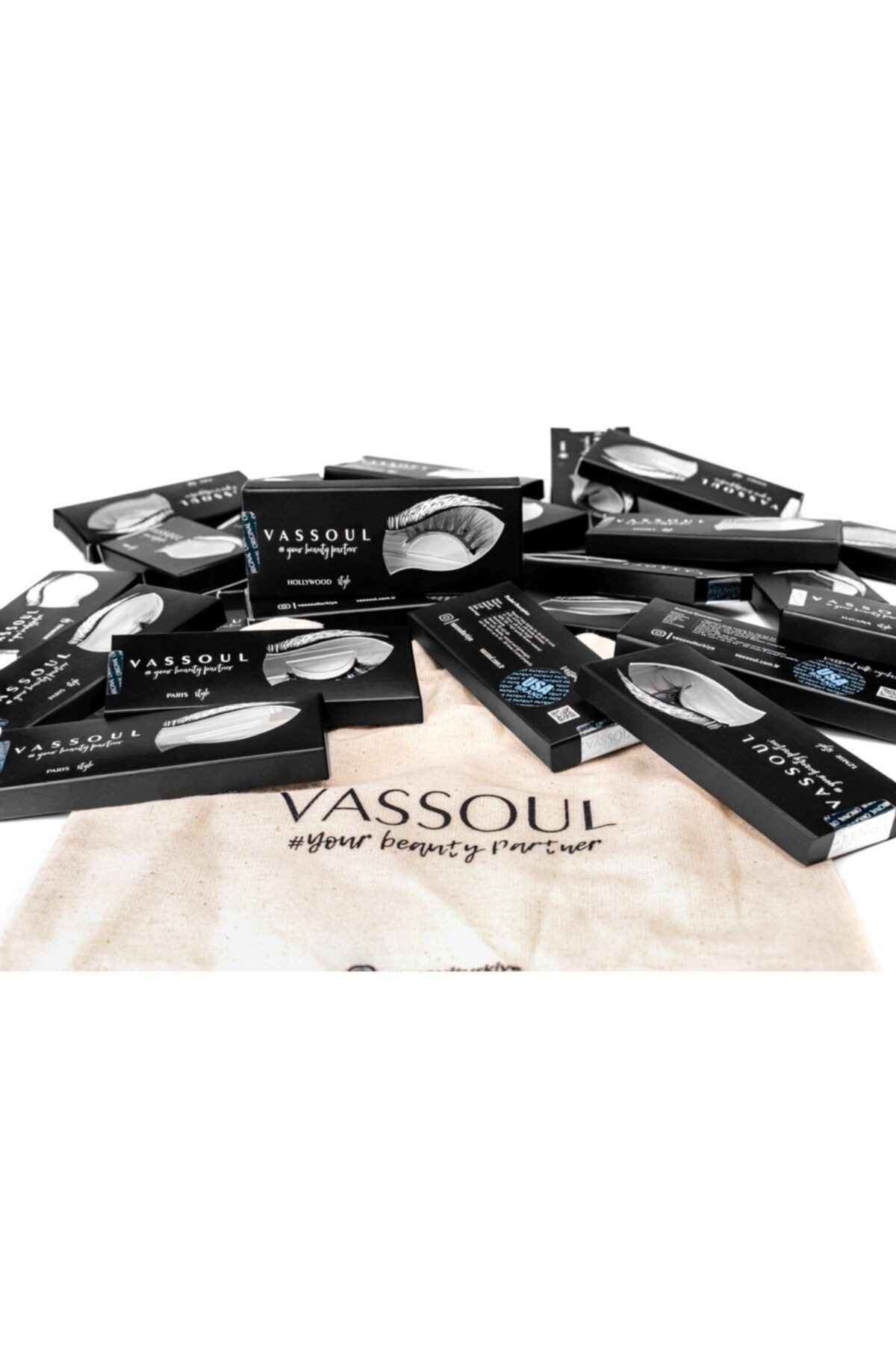 Vassoul 9lu Mix Takma İpek Kirpik Avantajlı Set 100% El Yapımı Premium Korea