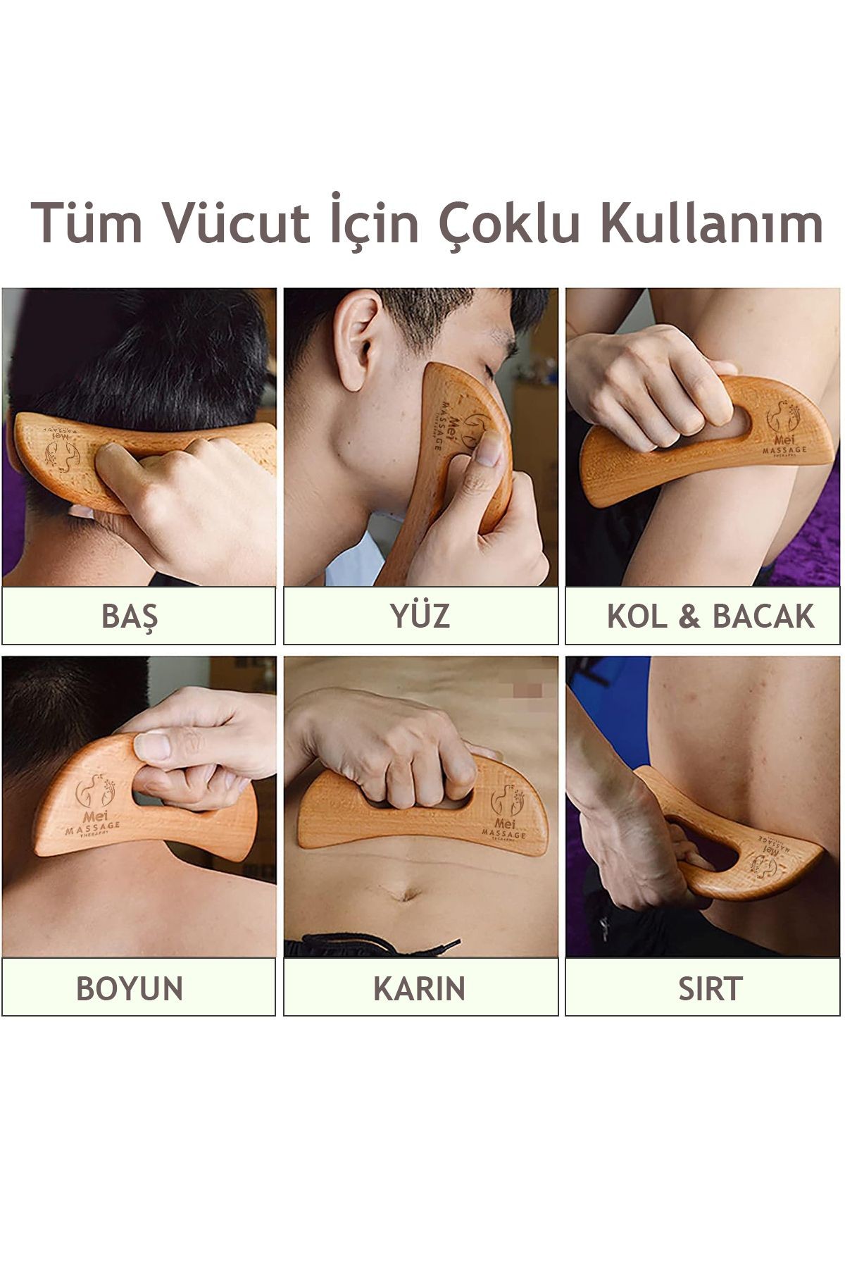 Ahşap Lenfatik Drenaj Masaj Cihazı | Selülit Karşıtı