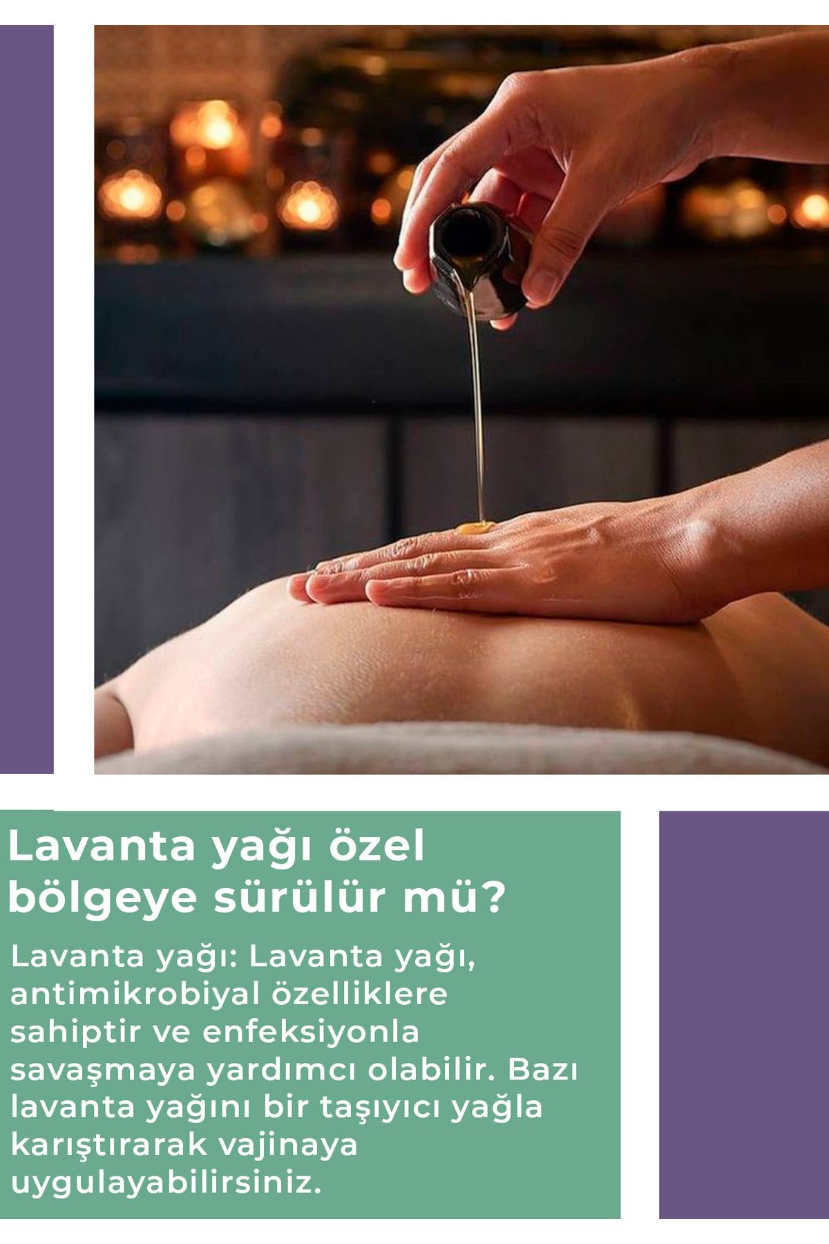 %100 Saf Doğal Natural Lavanta Uçucu Yağı ( 15 ml )
