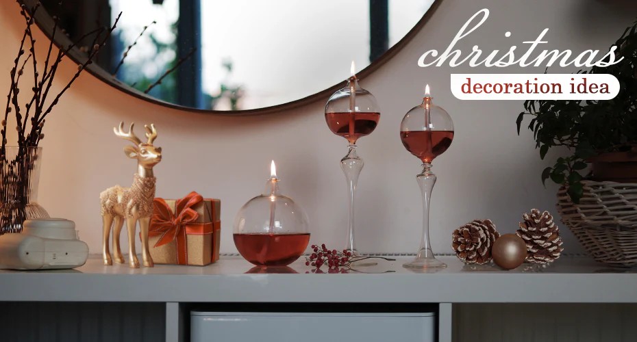 Christmas Decoration Ideas: Discover The Charm Of Glass Oil Candles