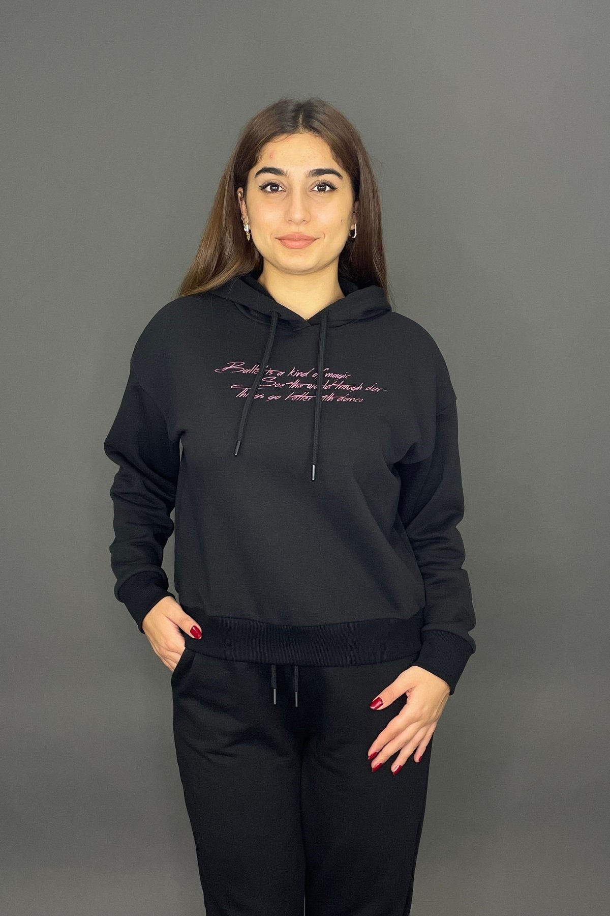 Kadın Regular Fit Baskılı Sweatshirt