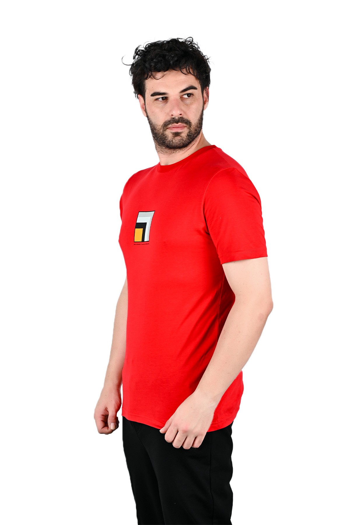 Erkek Baskılı T-shirt