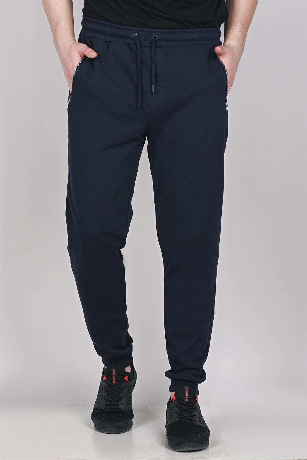 Men's Tracksuit Bottoms with Zipper Pockets