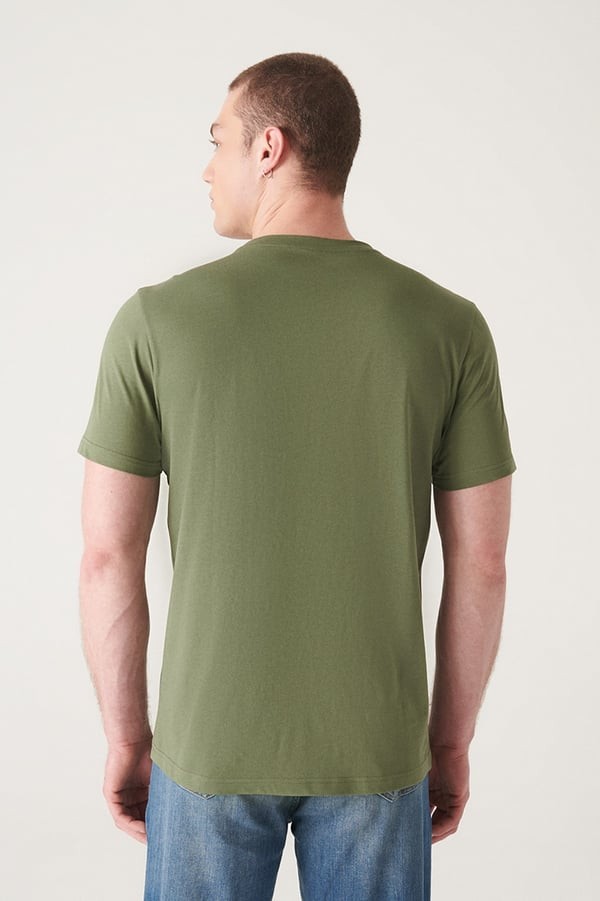 Erkek Regular Fit Pamuklu Basic T-shirt