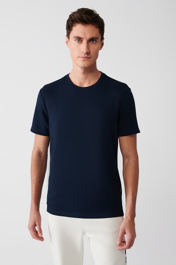 Erkek Regular Fit Pamuklu Basic T-shirt