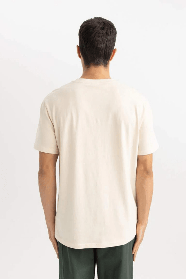 Erkek Regular Fit Pamuklu Basic T-shirt