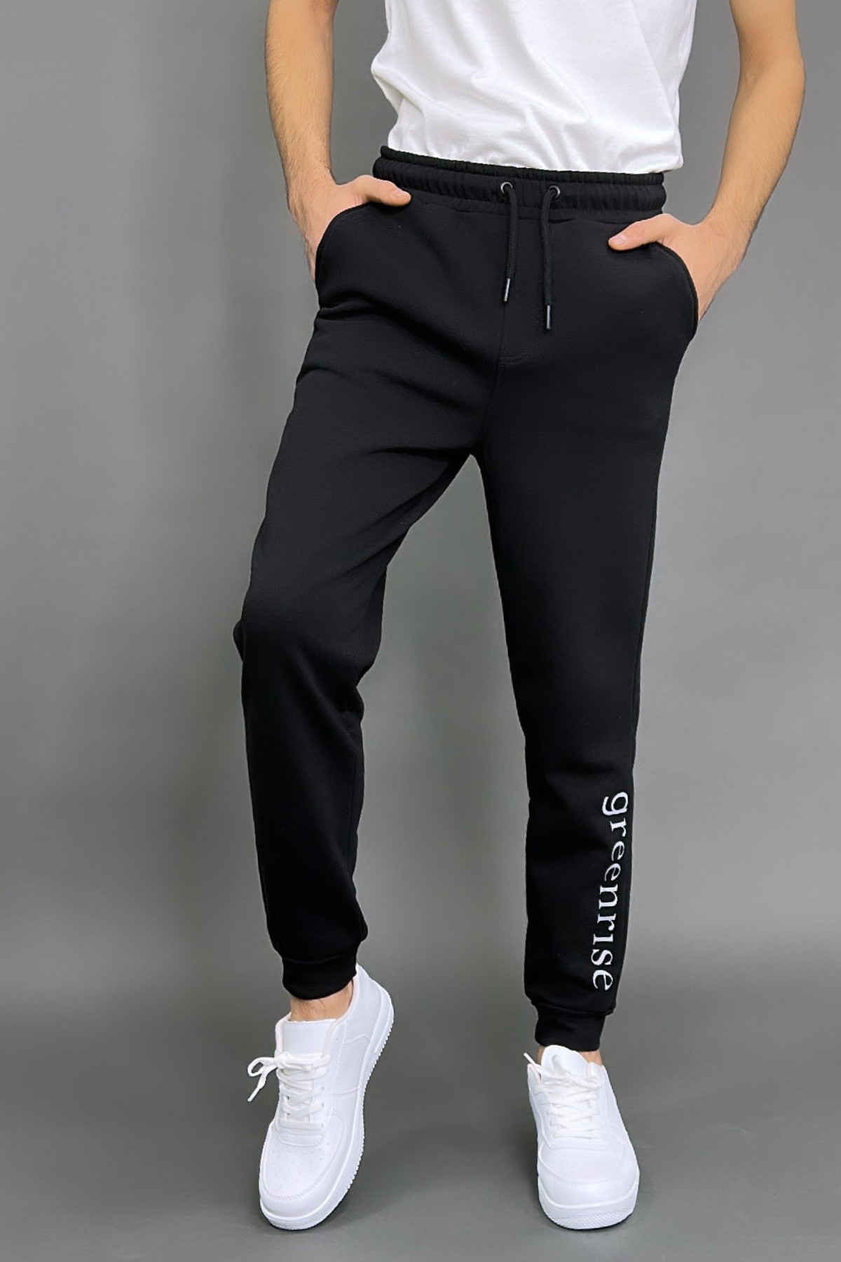 Men's Printed Standard Fit Tracksuit Bottoms