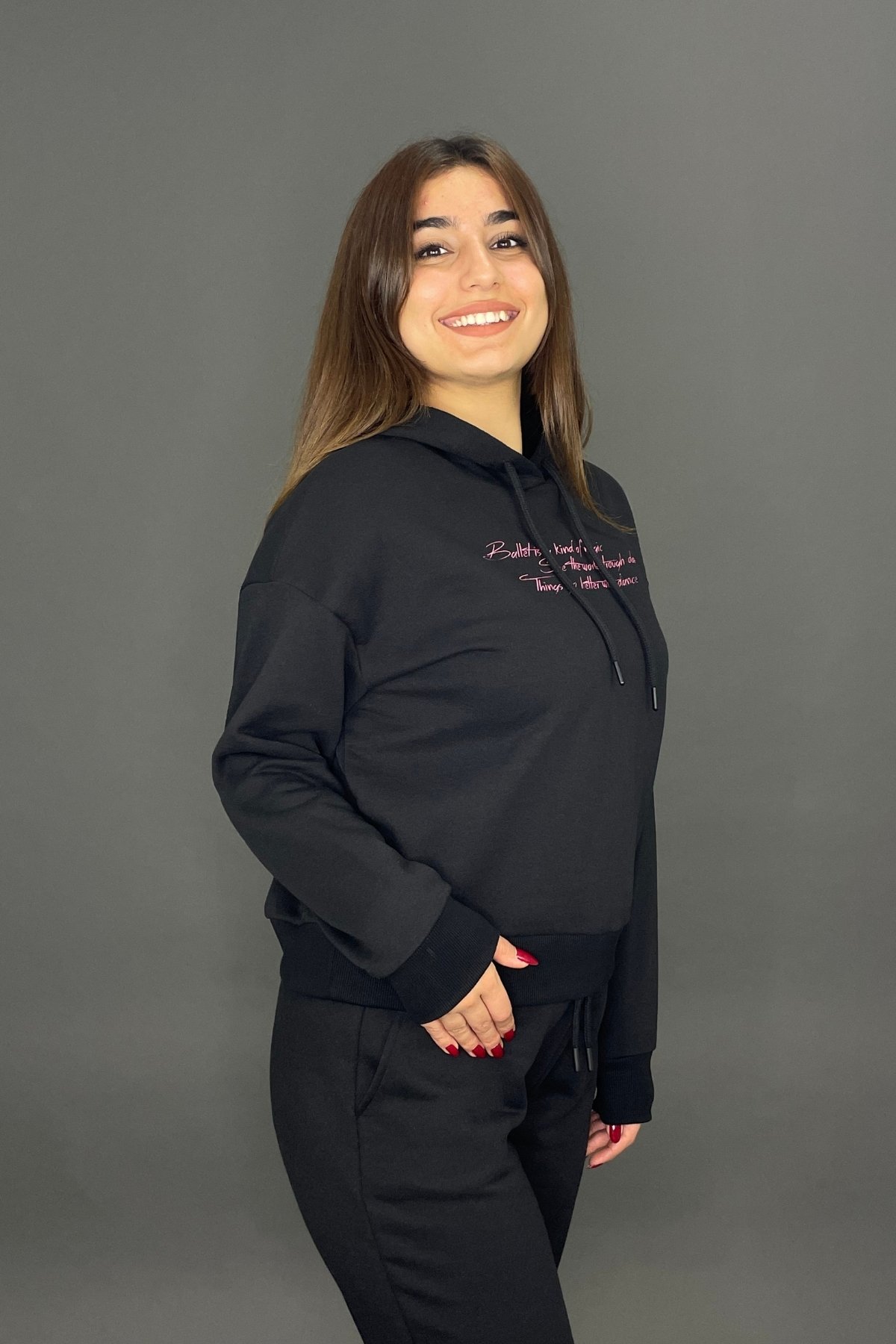 Kadın Regular Fit Baskılı Sweatshirt