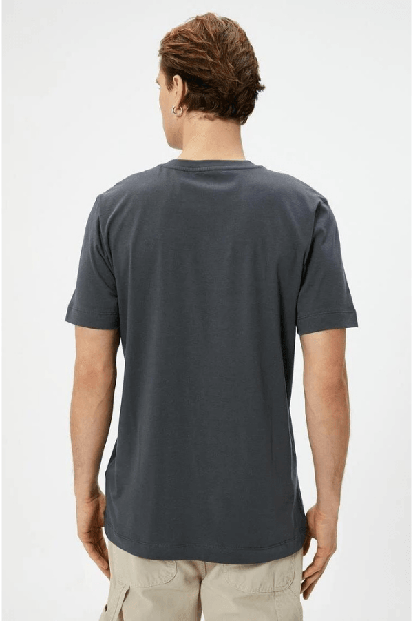 Erkek Regular Fit Pamuklu Basic T-shirt