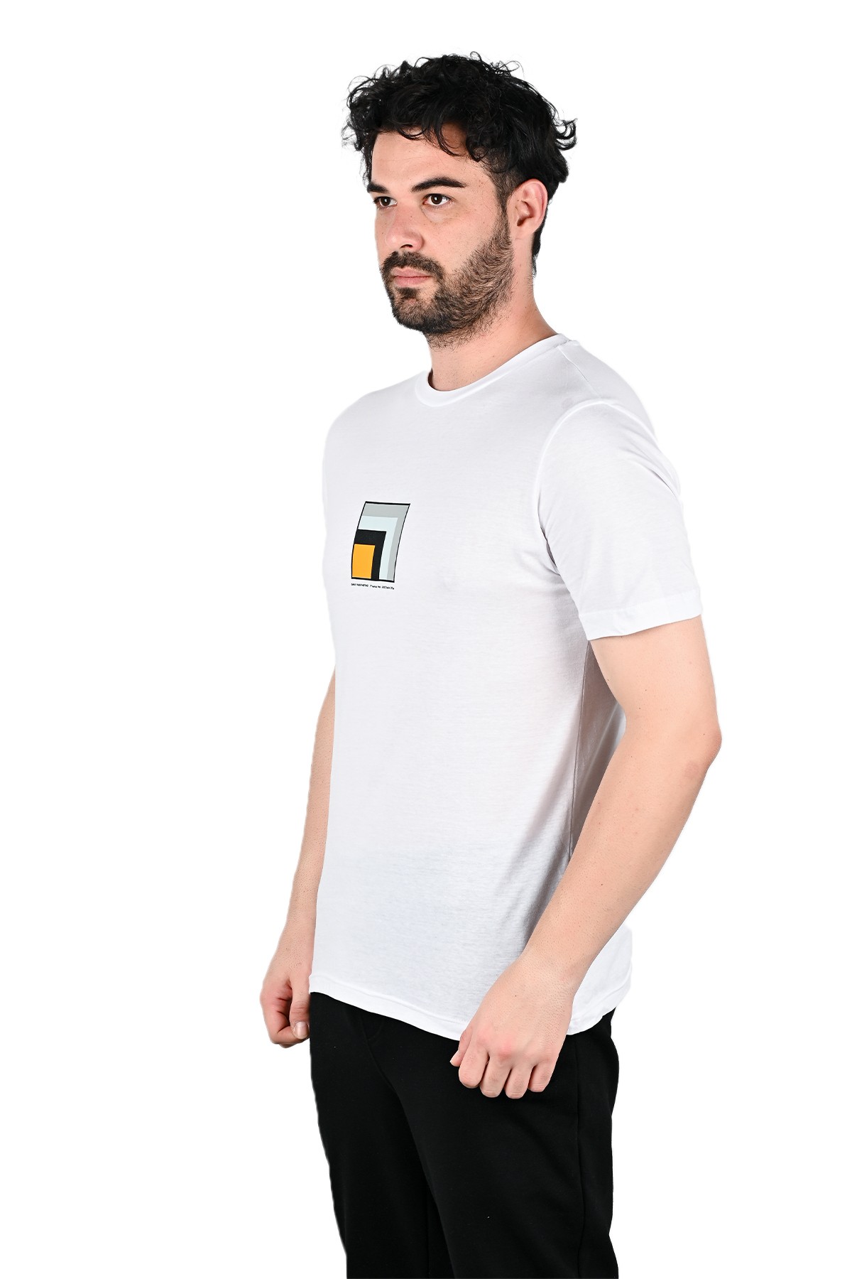 Erkek Baskılı T-shirt