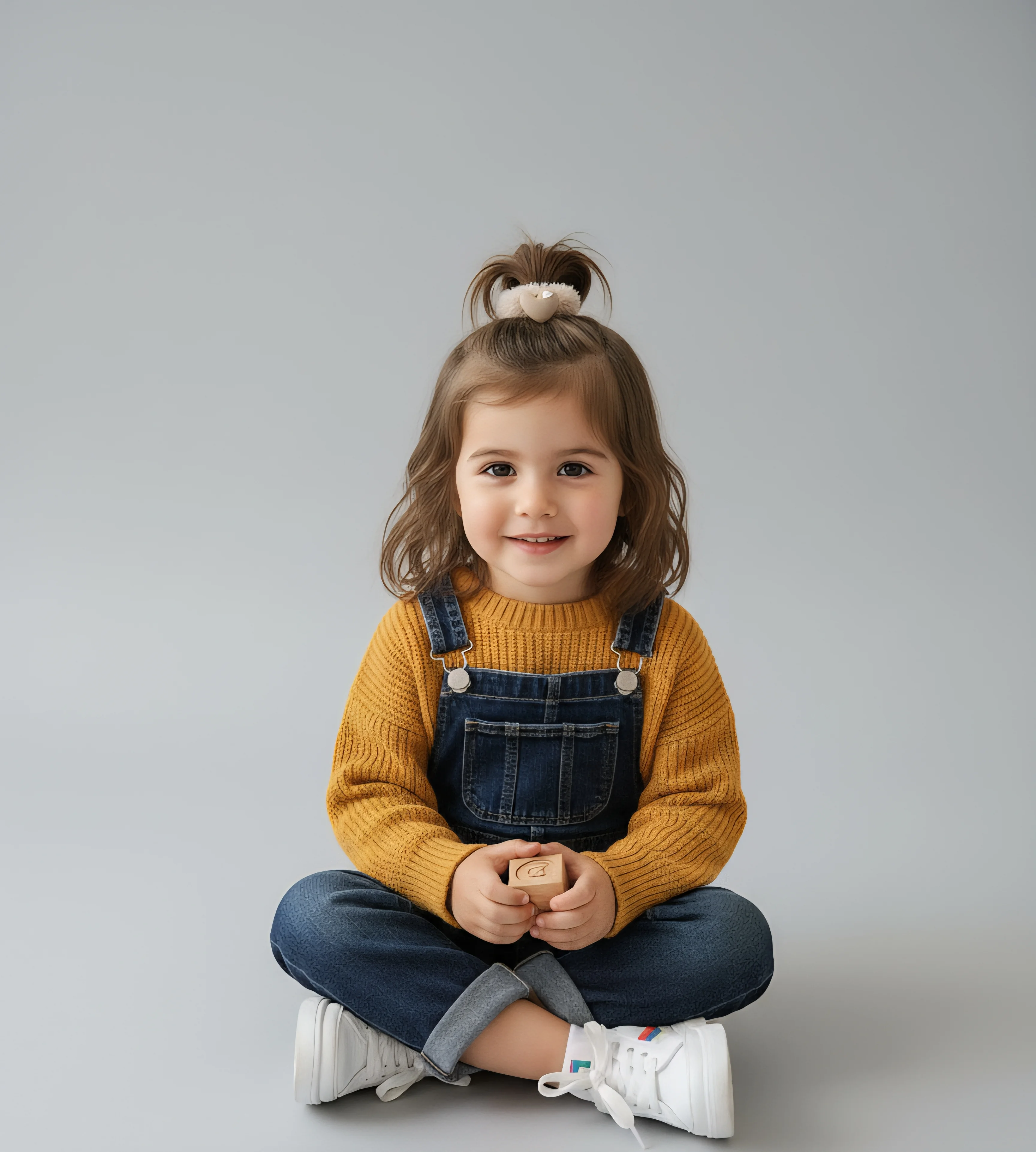 Kalp Figürlü Peluş Lastik Toka – Çocuklar İçin Yumuşacık ve Şık Aksesuar